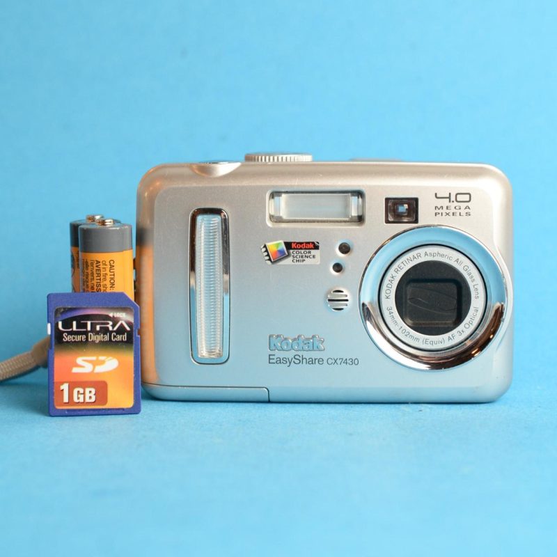 Kodak EasyShare CX7430 Digital Camera | 4.0MP | Tested & Working | Silver