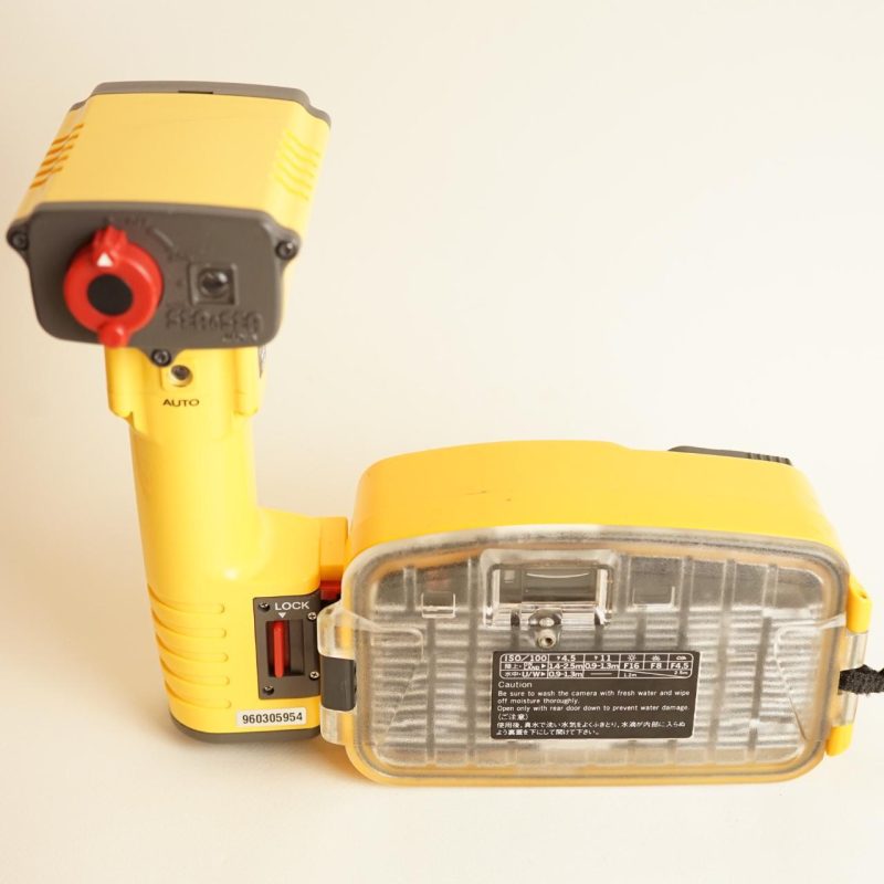 Sea & Sea Motor Marine 35 + YS-40A Flash | 35mm Underwater Film Camera | Tested & Working | Yellow - Image 3
